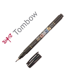 Tombow Rotulador Fudenosuke Hard Punta Pincel Blanda Tinta Base Agua Negro Precio: 3.50000002. SKU: B1464QQQMC