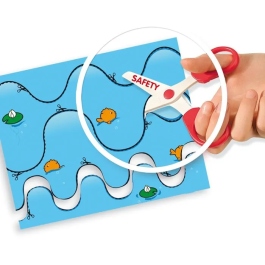 Ses Creative Aprendo a cortar - mega kit - 48 Hojas Preimpresas con Tijeras Especiales - Más de 3 Años