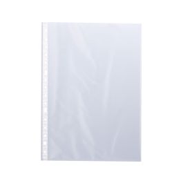 Funda Multitaladro Q-Connect Folio 120 Mc Cristal Caja De 100 Unidades