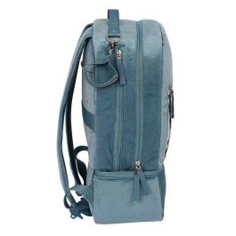 Mochila Accesorios Bebé Safta Leaves Turquesa (30 x 43 x 15 cm)