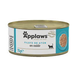 Applaws Lata Filete de Atún para Gato, Alimento Húmedo Natural y Sostenible, 24x70 gr Precio: 29.5000002. SKU: B14NN9PSZQ