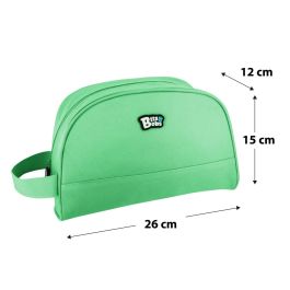 Grafoplás Neceser Redondo Bits&Bobs Mint con Bolsillo Interior y Asa de Mano Grafoplás Neceser Redondo Bits&Bobs Mint con Bolsillo Interior y Asa de Mano