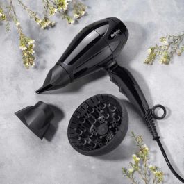 Babyliss 6715 Secador de Pelo Profesional con Difusor, Motor AC, 2200W, Formato Ultra Compacto