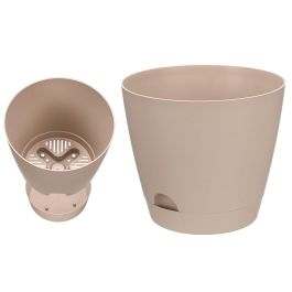 Ibergarden Maceta redonda de plástico, 30.5 cm diámetro, Marrón. Incluye plato de 23x23x5 cm. (Set de 12) Ibergarden Maceta redonda de plástico, 30.5 cm diámetro, Marrón. Incluye plato de 23x23x5 cm. (Set de 12) Precio: 55.68999953. SKU: B13MZJ3LW6