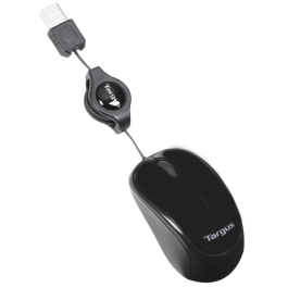 Targus AMU75EU Ratón Compacto Ambidextro para Viajes Blue Trace USB 1000 DPI Negro con Cable Retráctil Precio: 13.50000025. SKU: S5602851