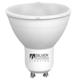 Silver Bombilla LED Eco Multi 7W GU10 Luz Fría 6000K 567 lm 230V 120º 55x50mm Larga Vida 15.000h Clase A+ Precio: 5.59000035. SKU: S0426318