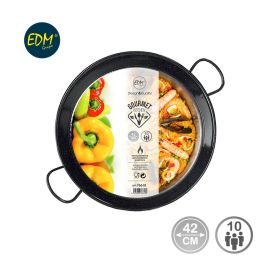 Vaello Paellera Tradicional Acero Esmaltado Ø 42 cm (10 Personas)