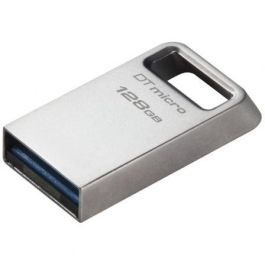 Kingston DTMC3G2/128GB Pendrive DataTraveler Micro 128GB USB 3.2 Gen 1 ultracompacto metálico 200 MB/s lectura Precio: 18.49999976. SKU: S55156861