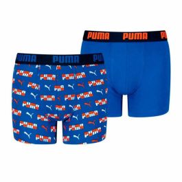 Pack de Calzoncillos Puma Printed 2P Azul 2 Unidades Pack de Calzoncillos Puma Printed 2P Azul 2 Unidades