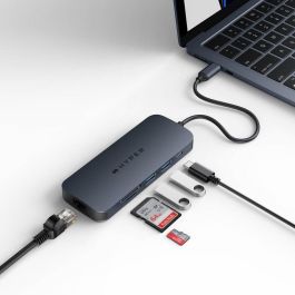 Targus HD4004GL Hub Universal USB-C con HDMI 4K, 2x USB 3.2, 2x USB-C, Ethernet Gigabit y Lector SD/MicroSD, 140W