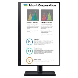 Samsung F24T450GYU Monitor 24" WUXGA 1920x1200 IPS 5ms 16:10 HDMI DisplayPort VESA Altavoces Negro