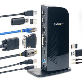 Hub USB Startech USB3SDOCKHD Negro 20 W Hub USB Startech USB3SDOCKHD Negro 20 W