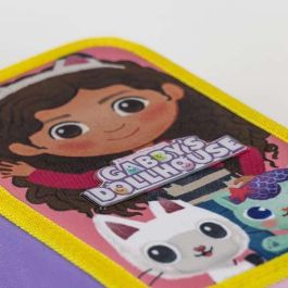 Gabby's Dollhouse Plumier con Accesorios, Estuche Escolar Infantil, 12.5 x 19.5 x 4.5 cm, LILA