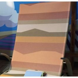 DKD Home Decor Sunset26 Mesa Terraza Y Jardin Multicolor Verde Jade Acero Poliester Cristal 60 x 70 x 60 cm Set de 3