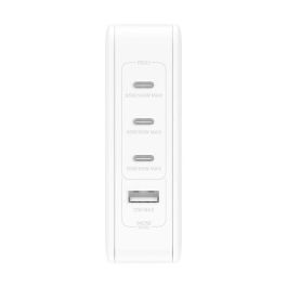 Belkin WCH014BTWH Cargador de Pared USB-C BoostCharge Pro 140W GaN Carga Rápida 3 Puertos USB-C 1 Puerto USB-A Blanco