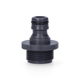 Edm Conector rápido roscado 3/4", polipropileno gris