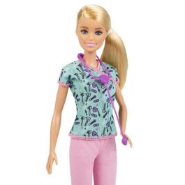 Barbie Gtw39 Muñeca Enfermera de la Colección Tú Puedes Ser, con Uniforme y Estetoscopio, 30.40cm, Regalo para Niñas +3 Años
