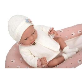 Muñecas Arias Muñeca Elegance 40 cm Andie con Capazo Cambiador (Muñeco con Peso) en Español