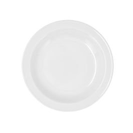 Bidasoa Plato Hondo Porcelana Glacial Ala Estrch Blanco 23 cm, Reforzado Hostelería, Apilable, Apto Lavavajillas y Microondas (6 Unidades) Precio: 13.59000005. SKU: S2704541