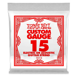 ERNIEBALL Cuerda Eléctrica Slinky Plana 015 para Guitarra Acústica y Eléctrica Precio: 1.49999949. SKU: B13YKR698A