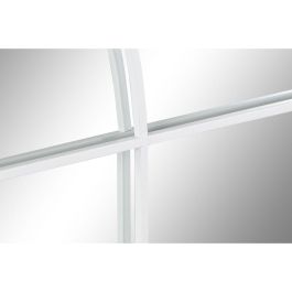 Espejo de pared DKD Home Decor Blanco Cristal Hierro Ventana 70 x 2,5 x 120 cm