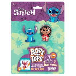 CYP BRANDS Toppers 3D Stitch Disney para lápices - Blister de 3 unidades