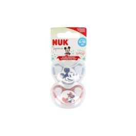 NUK Chupete Space Mickey Rojo 6-18 Meses Silicona 2 Unidades Precio: 14.7899994. SKU: B15MNQ9DRT