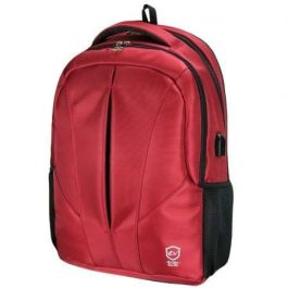 MOCHILA E-VITTA CITYJET ROJA - PARA PORTÁTILES HASTA 15,4"-16"/39.11-40.64CM - CONTIENE USB PARA POWERBANK - 2 COMPARTIMENTOS - DOBLE CREMALLERA MOCHILA E-VITTA CITYJET ROJA - PARA PORTÁTILES HASTA 15,4"-16"/39.11-40.64CM - CONTIENE USB PARA POWERBANK - 2 COMPARTIMENTOS - DOBLE CREMALLERA