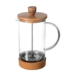 5Five Tetera/Cafetera de Émbolo 19x14.8x9 cm Vidrio/Bambú/ABS/SS Transparente Precio: 13.59000005. SKU: S7909761