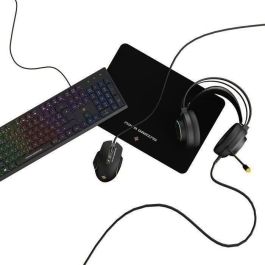 Mobility Aquila Pack Gaming RGB 4 en 1: Teclado ergonómico retroiluminado, Ratón 6400 DPI, Auriculares 3.5mm, Alfombrilla XL Precio: 47.59000059. SKU: B1ANW8W7QJ