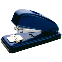 Grapadora Petrus 226 Azul Metálica Capacidad 30 Hojas Sobremesa
