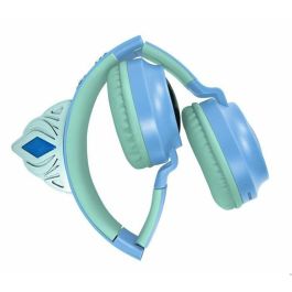 Lexibook AAABR99505 Auriculares Plegables con Luz Bluetooth y Cable Diseño Frozen Tiara para Niños con Limitación de Sonido