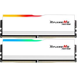 G.Skill Kit Dual DDR5 64GB (2x32GB) 6000MHz CL28 Ripjaws M5 Neo RGB AMD EXPO F5-6000J2836G32GX2-RM5NRW para PC Precio: 1360.99000004. SKU: B1BF7B9F96