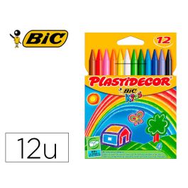 Lapices Cera Plastidecor Caja De 12 Colores Surtidos Precio: 3.50000002. SKU: B16GLMPJAX