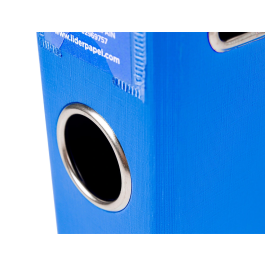 Liderpapel Documenta Archivador de Palanca A4 Forrado PVC con Rado Lomo 52mm Azul Compresor Metálico