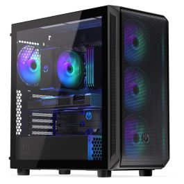 ENDORFY ARX 700 ARGB TG Black Torre PC ATX con Ventana Lateral e Iluminación Multi RGB