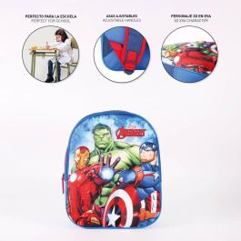Mochila Escolar The Avengers Azul (25 x 31 x 10 cm) Mochila Escolar The Avengers Azul (25 x 31 x 10 cm)