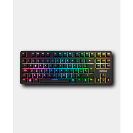 Krom NXKROMKERNELPROSP Teclado Mecánico Gaming Kernel PRO Inalámbrico USB RF Bluetooth QWERTY Español TKL Hot-Swap RGB Negro/Blanco Precio: 62.50000053. SKU: B172GHT3VK