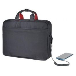 Maletín Monray Hangar para Portátiles hasta 15.6"/ Cinta para Trolley/ Negro