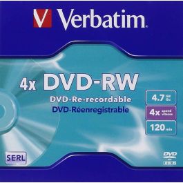 VERBATIM DVD-RW 4.7Gb 4x (Pack 5 unidades) Precio: 9.5000004. SKU: B18LCV6JXS