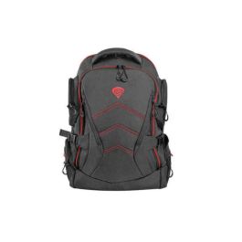 Genesis Mochila Pallad 550 para Portátil 17.3", Poliéster, Resistente a Agua, Golpes y Rayones, 2 Compartimentos, Negro/Rojo Precio: 47.49999958. SKU: S5605549