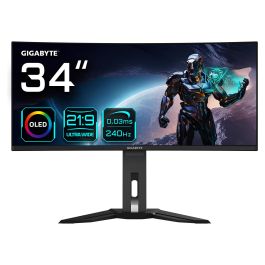 Gigabyte MO34WQC2 Monitor Gaming OLED Curvo 34" WQHD 240Hz 0.03ms 86.36cm Precio: 868.88999989. SKU: B1JZABHFZH