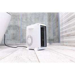 Edm Calefactor Compacto 1000-2000W Blanco, Posición Vertical/Horizontal, Aire Fresco, Protección Sobrecalentamiento