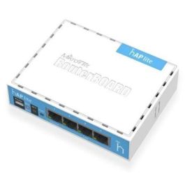 Mikrotik hAP lite Blanco Router Inalámbrico Wi-Fi 2.4GHz Ethernet LAN 10/100Mbit/s 3W Precio: 27.50000033. SKU: S5604605