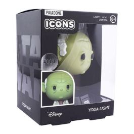 PALADONE Lámpara Icon Yoda Star Wars 10cm, funciona con pilas AAA