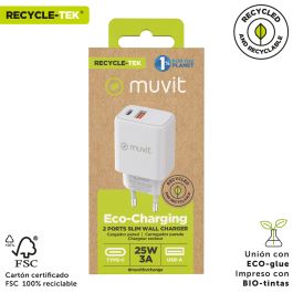 Cargador de Pared Muvit for Change MC-215 Blanco 18 W 25 W