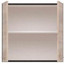 Junona JUNONAMH2P60CH Mueble Alto 60 cm con 2 Puertas, Roble Sonoma