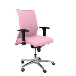 Silla Piqueras Y Crespo Albacete Xl Confidente Hasta 160 Kg Brazos Cromados Regulables Mecanismo Sincro Asiento Y Respaldo Reforzados Con Espuma Viscoelastica Tapizado Bali Rosa Palido Precio: 727.79000019. SKU: S5702973