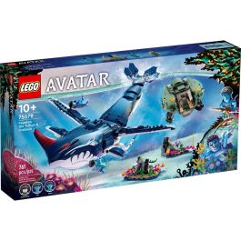 Lego Avatar El Tulkun Y Crabsuit Set de Construcción 75579 con Minifiguras de Loak, Tsireya y Piloto, Juguete de Exhibición para Niños Mayores de 10 Años