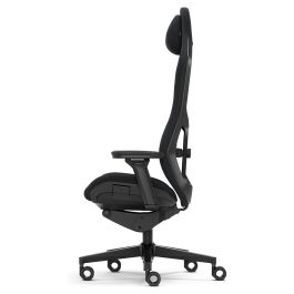 Fractal Design FD-CH-RE1A-01 Silla para Videojuegos de PC, Asiento Acolchado, Negro, Peso Máximo Usuario 125 kg